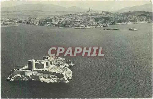 Cartes postales Marseille et toute la mediterranee par air france