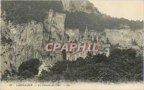 Cartes postales 27 sassenage le chateau des cotes