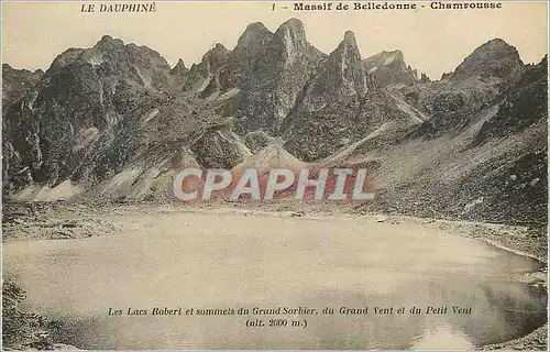 Cartes postales Le dauphine 1 massif de belledonne chamvousse