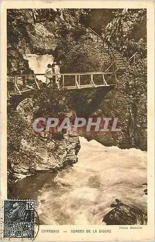 Cartes postales Chamonix gorges de la diosaz