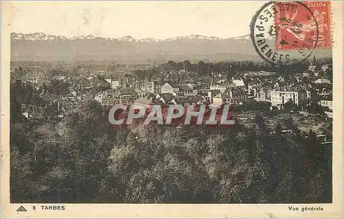 Cartes postales 8 tarbes vue generale