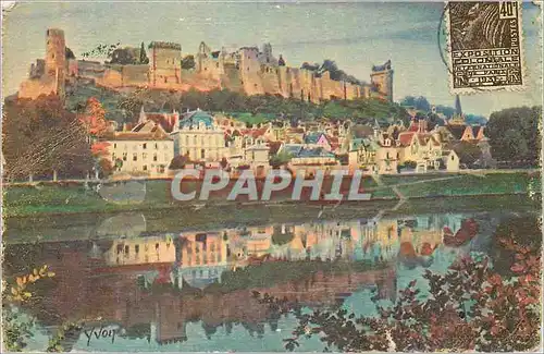 Cartes postales La douce france chateau de la loire chateau de chinon