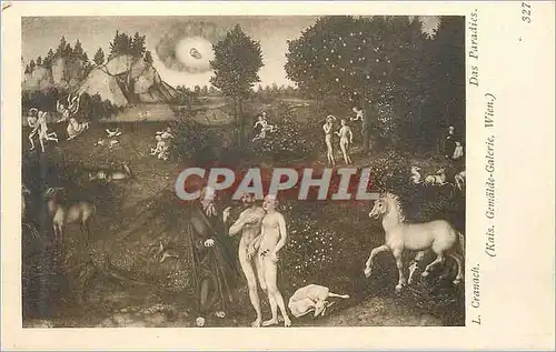 Cartes postales Granach das paradics(kais gemalde galerie wien)