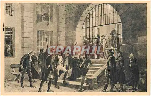 Ansichtskarte AK La conciergerie du palais 172 marie antoinette sortant de la conciergerie (cain)