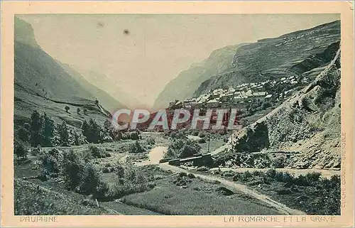 Cartes postales Dauphine la romance et la grave