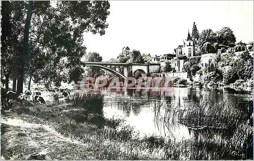 Cartes postales moderne La roche posay les bains (vienne) 131 les bords de la creuse