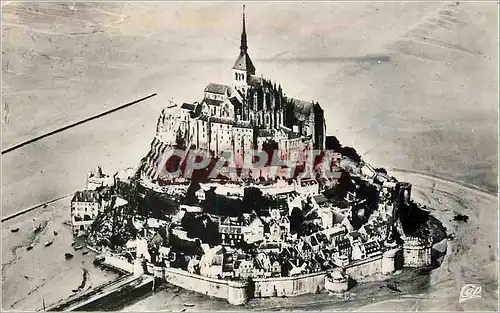 Cartes postales moderne 51 le mont saint michel vue aerienne