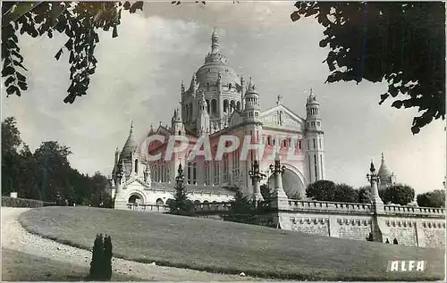 Moderne Karte 76 lisieux (calvados) la basilique