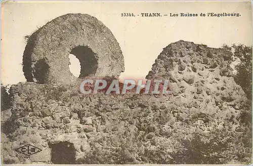 Cartes postales moderne 23344 thann les ruines de l engelbourg