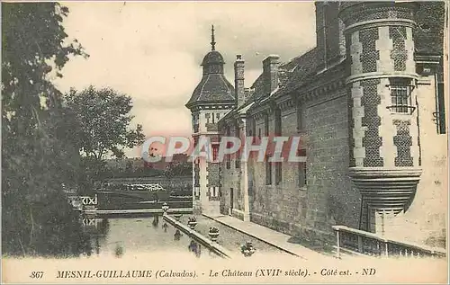 Ansichtskarte AK 861 mesnil guillaume (calvados) le chateau (xvii siecle) cote est