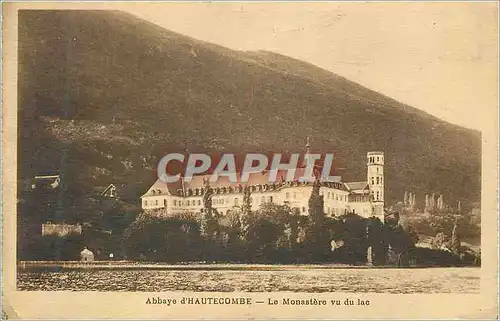 Cartes postales Abbaye d hautecombe le manastere vu du lac