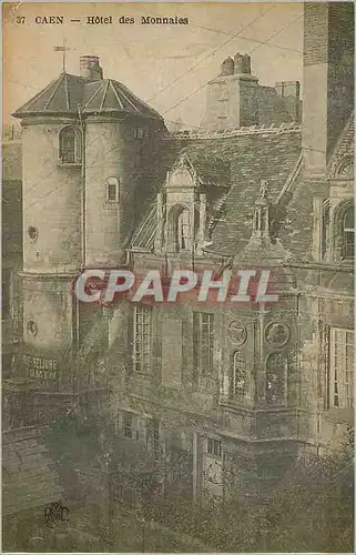 Cartes postales 37 caen hotel des monnaies