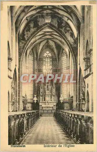 Cartes postales Molsheim interieur de l eglise