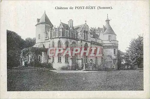 Ansichtskarte AK Chateau de pont remy (somme)