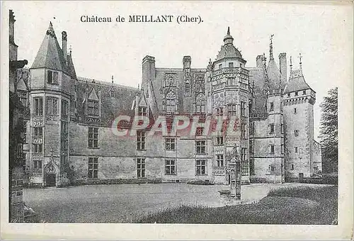 Cartes postales Chateau de meillant (cher)