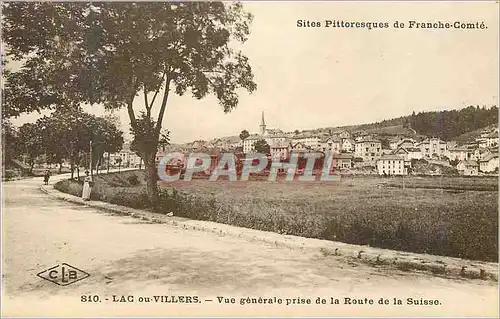 Ansichtskarte AK Sites pittoresques de franche comte 810 lac ou villers vue generale prise de la route de la suis