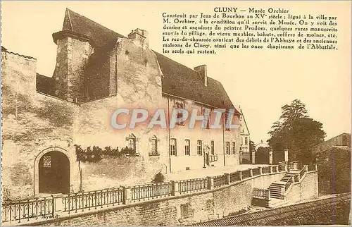 Cartes postales Cluny musee orchier
