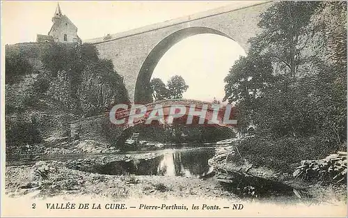 Cartes postales 2 vallee de la cure pierre perthuis les ponts
