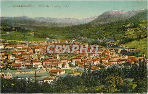 Cartes postales 3 bellegarde vue generale