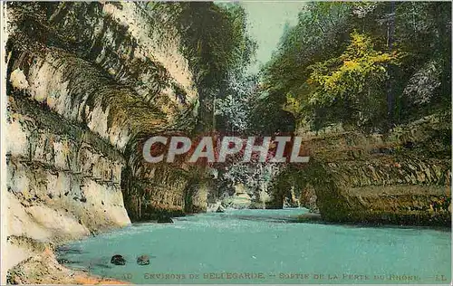 Cartes postales Environs de bellegarde sortie de la perte du rhone