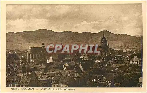 Cartes postales 1292 colmar vue sur les vosges