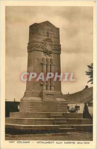 Ansichtskarte AK 1457 colmar monument aux morts 1914 1918 Militaria