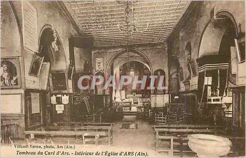 Cartes postales Tombeau du cure d ars interieur de l eglise d ars(ain)