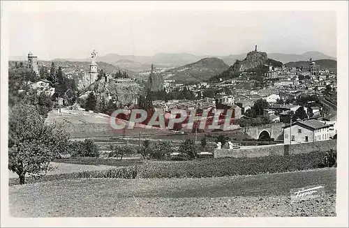 Moderne Karte 3 le puy(h l) vue generale dite des quatre rochers