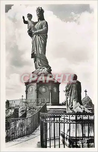 Cartes postales moderne 17 le puy(h l) statue colossale de notre dame de france