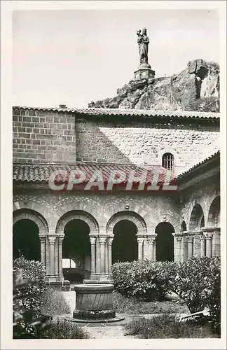 Cartes postales moderne 24 le puy espaly(h l) le cloitre et le rocher corneille