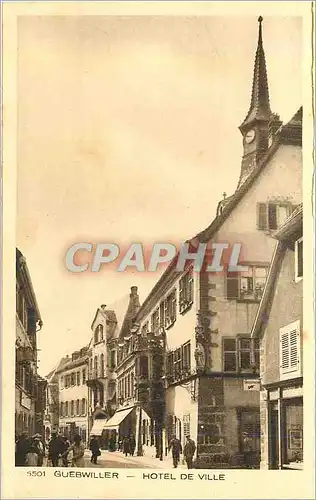 Cartes postales 5501 guebwiller hotel de ville
