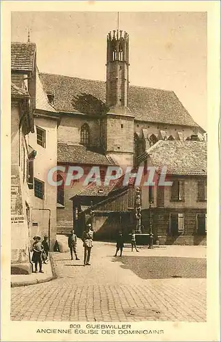 Cartes postales 808 guebwiller ancienne eglise des dominicains