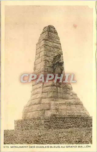 Ansichtskarte AK 3115 monument des diables bleus au grand ballon Militaria