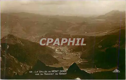 Cartes postales moderne 69 la vallee du mont dore vue du sommet du sancy