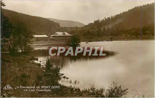 Cartes postales moderne 71 environs du mont dore le lac chambon