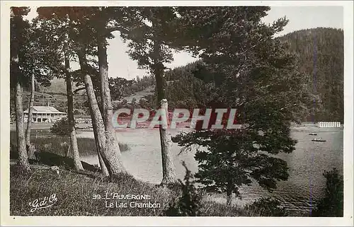 Cartes postales moderne 39 l auvergne le lac chambon
