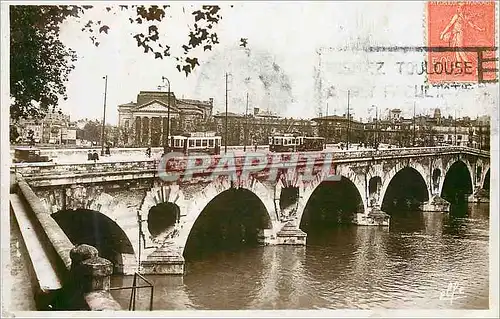 Moderne Karte Toulouse le pont neuf