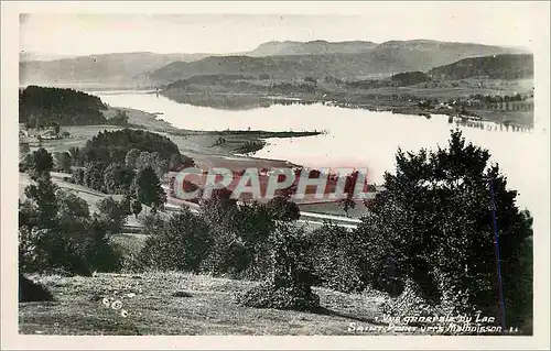 Moderne Karte Vue generale du lac Saint Point vers Malbuisson