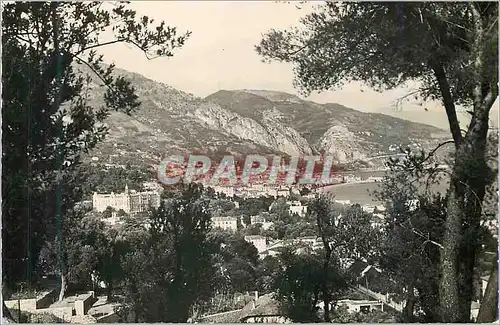 Cartes postales moderne La cote d azur 904 menton vue prise de carnoles