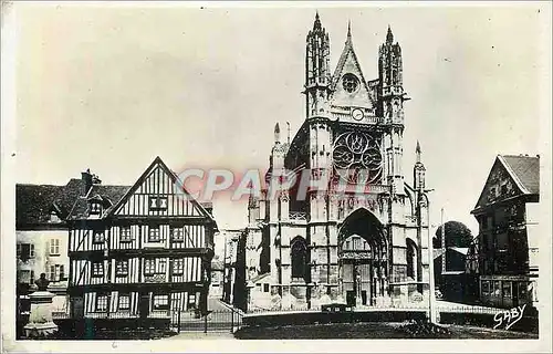 Cartes postales moderne 11 vernon (eure) la cathedrale (xii et xiv s) vitraux renaissance dojon