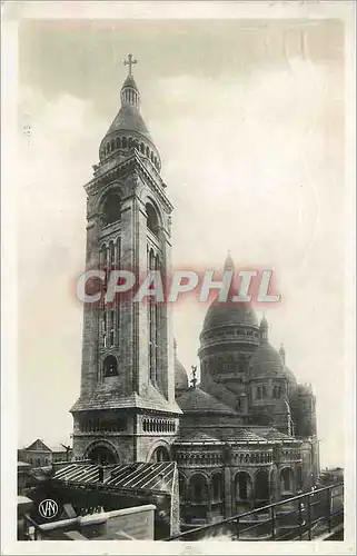 Cartes postales moderne 9 paris basilique du sacre coeur de montmartre le campanile et porte ouest