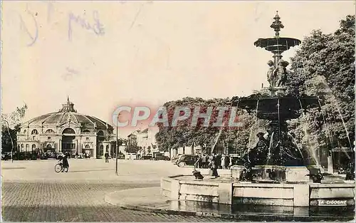 Moderne Karte  troyes (aube) le cirque et fontaine argence