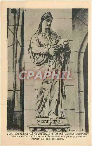 Cartes postales 106 ste genevieve des bois (s et o) sainte genevieve