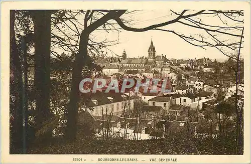 Cartes postales 15804 bourbonne les bains vue generale