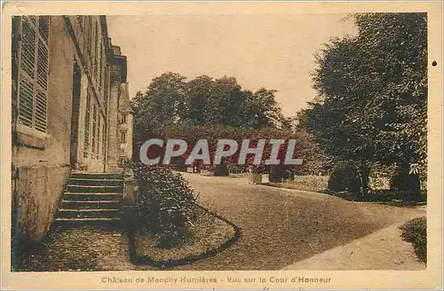 Cartes postales Chateau de monchy humiere vue siur la cour d honneur