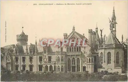 Ansichtskarte AK 200 concarneau chateau de keriolot facade principale