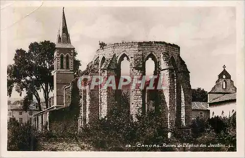 Moderne Karte 29 cahors ruines de l eglise des jacobins