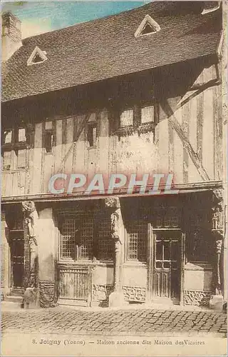 Ansichtskarte AK 8 joigny (yvonne) maison ancienne dite maison des vicaires
