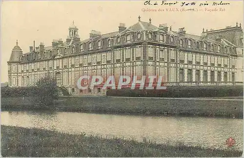 Cartes postales Chateau des vaux (e et l) facade est