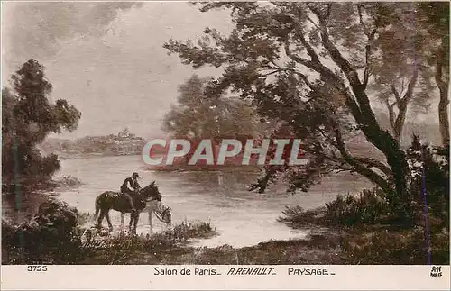 Ansichtskarte AK 3755 salon de paris a renault paysage